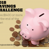 2018 Savings Challenge | You can have $1400 by the end of the year!