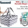 2 Winners: Baby Tooshy Large Capacity Diaper Caddy Organizer Giveaway!