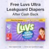 TopCashBack: FREE LUVS Diapers at Walmart