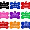 Personalized Pet Tags $2.50 + FREE Shipping