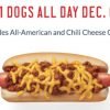 Sonic $1 Hot Dogs on December 6th