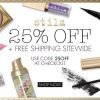 Stila Cosmetics: 25% off and Free Shipping (ends 12/23)