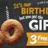 Brueggers Bagels: THREE FREE Bagels on 2/1 (Must Sign Up for Coupon!)