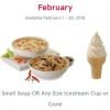 **LAST DAYS** Chick-Fil-A Calendar Card March 2018 Mystery Item