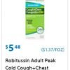 $3 off Robitussin = $2.48 at Walmart