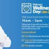 Walmart Wellness Day – FREE Health Screenings, Samples on January 20, 2018