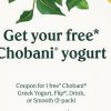 FREE Chobani Yogurt (printable coupon)
