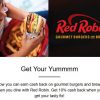 Ibotta: 10% Cash Back on Dining at Red Robin