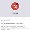 Ibotta February Love, Ibotta $2.00 Bonus