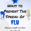 5 Ways to Prevent the Spread of FLU (that you might not have thought of!)