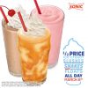Sonic 1/2 Price Shakes and Ice Cream Slushes ALL DAY TODAY (3/8)