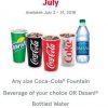 Chick-Fil-A Calendar Card July 2018 FREE Item