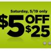 Dollar General: $5 off $25 purchase on Saturday 5/19