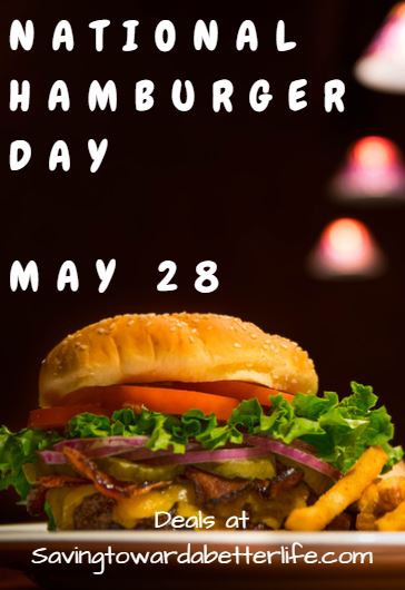 national hamburger day deals