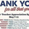 Teachers: Two More Days for FREE Food at Zaxby’s!