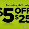 Dollar General: $5 off $25 purchase on Saturday 6/2