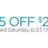 Dollar General: $5 off $25 purchase on Saturday 6/23