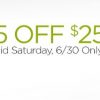 Dollar General: $5 off $25 purchase on Saturday 6/30