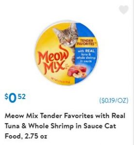Walmart: Meow Mix Printable Coupons and Deals