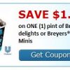 Target: Breyer’s Delights Pints $2.00 after coupon