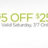 Dollar General: $5 off $25 purchase on Saturday 7/7