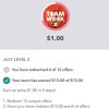 Ibotta July 2018 Teamwork Bonus LEVEL TWO