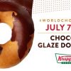 Krispy Kreme: Chocolate Glazed Doughnuts Available 7/7 ONLY!