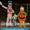 Disney Vacation Sweepstakes List for October 2018