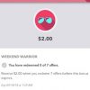 Ibotta Weekend Warrior Bonus: $2.00 for 7 offers redeemed by end of today!
