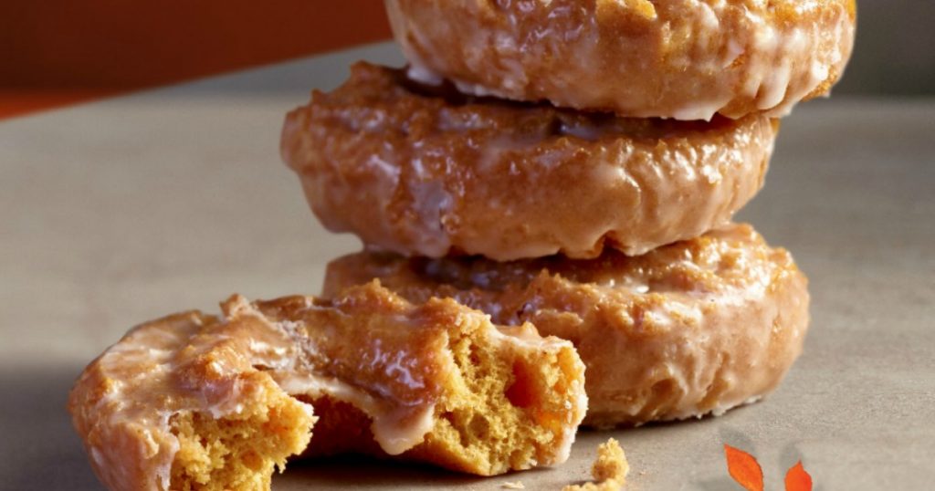 FREE Krispy Kreme Pumpkin Spice Cake Doughnuts on 9/18