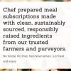 Hen in a Hurry – Chef Prepared Meal Subscription with Clean, Sustainable, Responsibly Raised Ingredients
