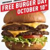 TODAY! FREE Burger Day at Mooyah Burgers on 10/10 #BestBurger @MooyahBurgers