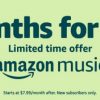 Amazon Music Unlimited: THREE Months for $.99