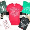 “Merry & Bright”, “Jolly” and other Holiday Tees $16.99 SHIPPED