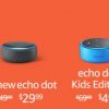 Amazon Echo Cyber Week Deals – save $20 off Echo Dots and $30 off Echo