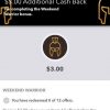 Ibotta Weekend Warrior $3 Bonus thru 11/4