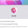 Ibotta $2 Mid Week Money Maker Bonus for 3 offers redeem by 11/8
