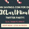 #SDCLastMinute Twitter Party | $700 in Prizes up for Grabs on 12/6!