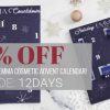 Christmas Countdown Cosmetic Calendar – 12 Cosmetics for $30 SHIPPED! TODAY 12/4 only!