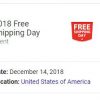 TOMORROW December 14, 2018 is FREE Shipping Day 2018 – Guaranteed Dec. 24th delivery at 960+ retailers