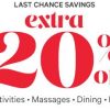 Groupon: Extra 20% off Local Deals | Score some GREAT Christmas Experience Gifts!
