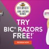 FREE BIC Razors Rebate (offer ends 3/9)