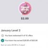 Ibotta January 2019 Teamwork Bonus LEVEL 3