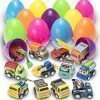 One Dozen Easter Eggs Pre-Filled with Toy Trucks – $14.99