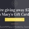 $50 Macy’s Gift Card Giveaway | #ToryBurchatMacys