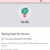 Ibotta $3.00 Spring Cash Bonus thru 3/28