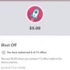 Ibotta $5.00 Blast Off Bonus!!