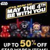 Build-A-Bear: 50% off STAR WARS (ENDS 5/5)