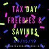 Tax Day 2019 Freebies & Savings List
