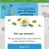 Checkout51 BONUS | $1 Bonus for Redeeming 4 Offers this week